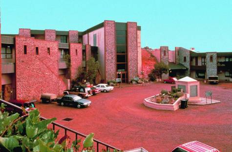 hotel in desert